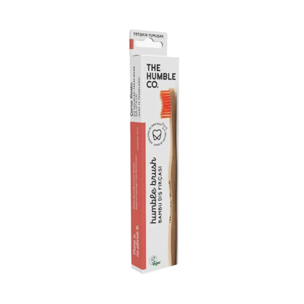 Humble Brush Adult Red Soft (Kırmızı) Yetişkin Diş Fırçası
