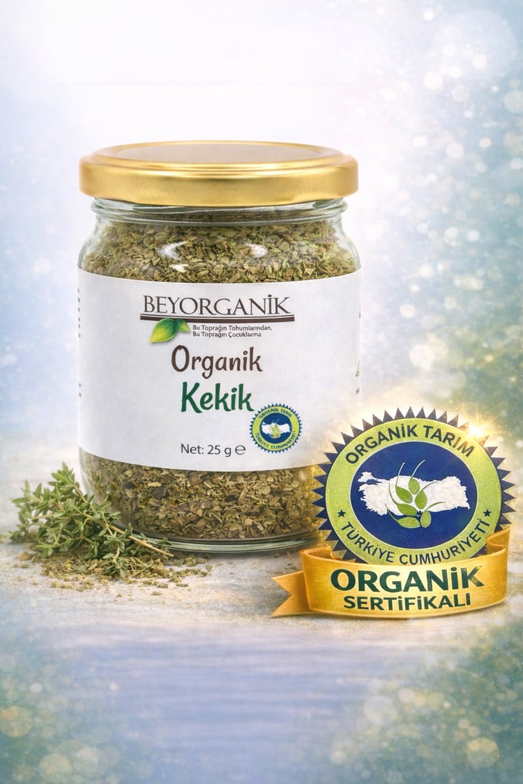 Beyorganik Organik Kekik 25Gr (Pestisit Analizli)