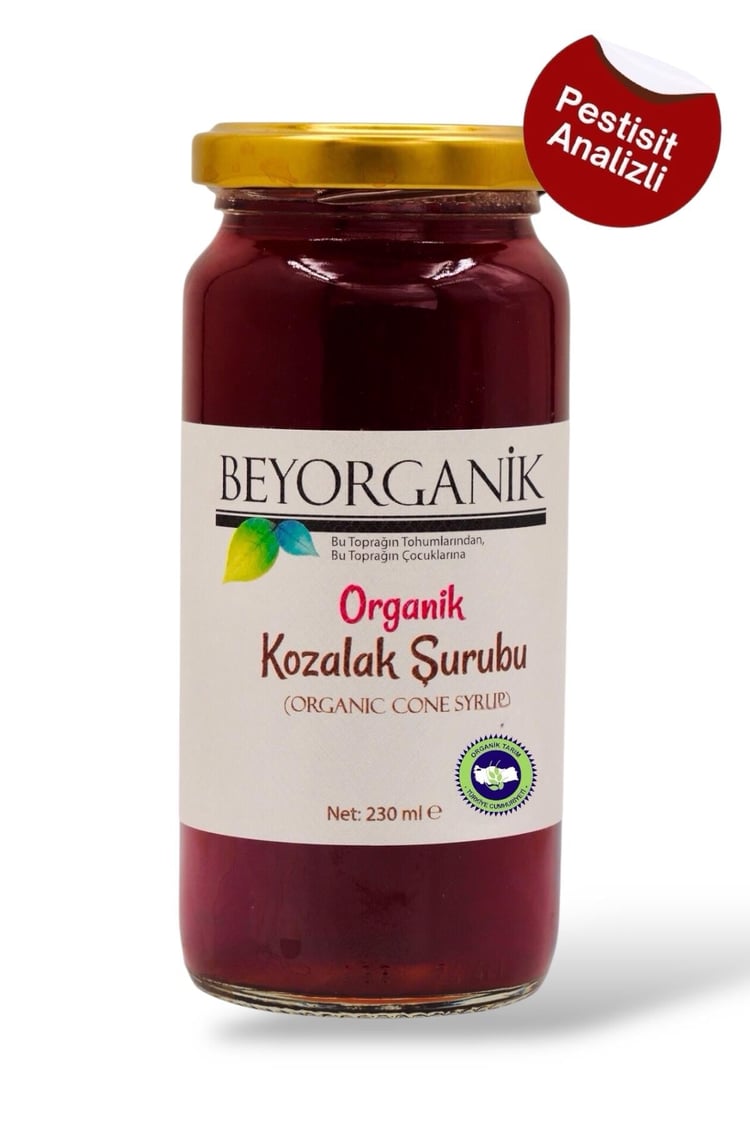 Beyorganik Organik Kozalak Şurubu 230ML (Pestisit Analizli)
