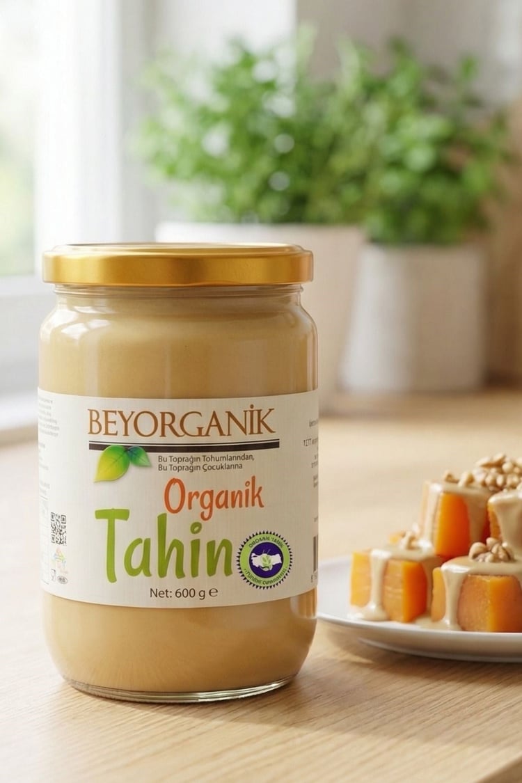 Beyorganik Organik Tahin 600Gr (Salmonella Analizli)