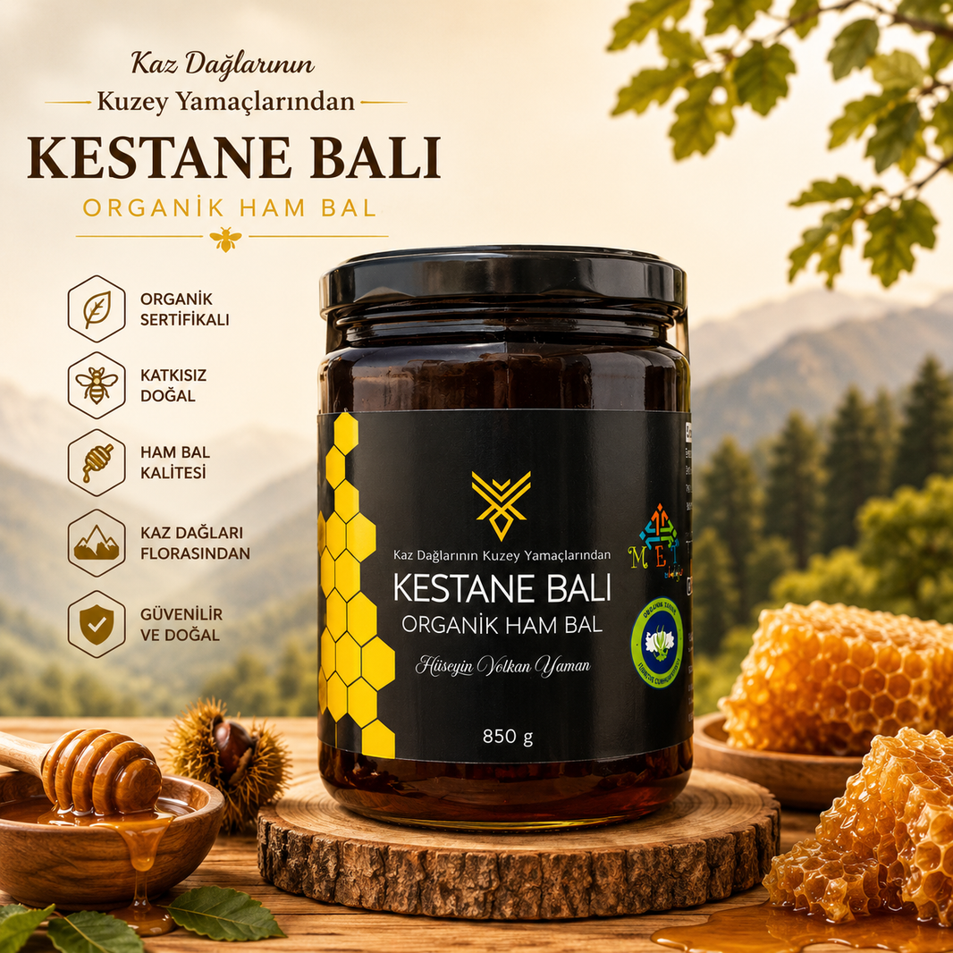Kestane Balı 850Gr (Hüseyin Volkan Yaman)