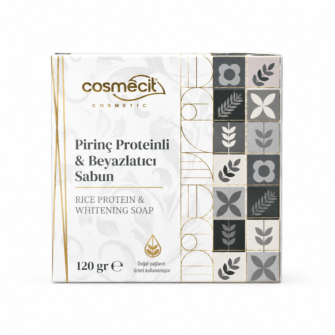 Cosmecit Pirinç Proteinli & Beyazlatıcı Sabun 120 Gr