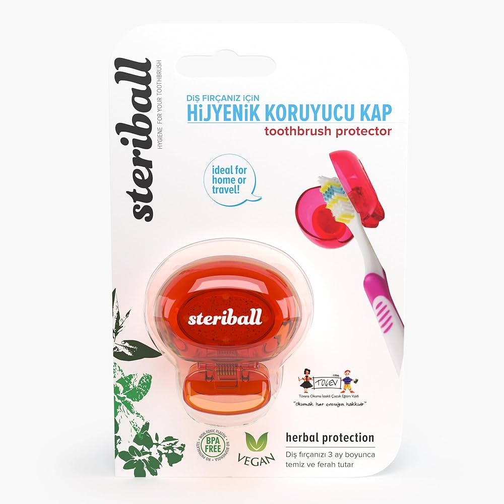 Steriball Diş Fırçası Koruma Kabı Turuncu