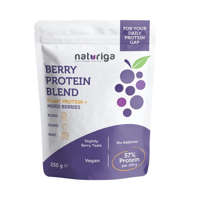 Naturiga Berry Protein Blend (Bezelye-Pirinç-Berry) 250Gr