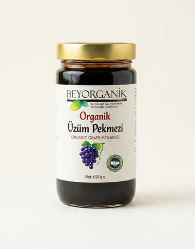 Beyorganik Organik Üzüm Pekmezi 650Gr (Pestisit Analizli)