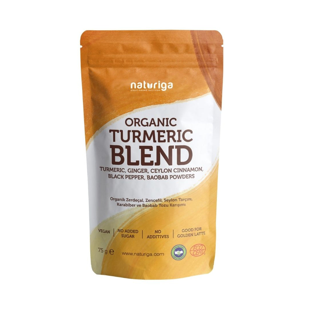 Naturiga Organic Turmeric Blend (Zerdeçal Karışımı) 75Gr