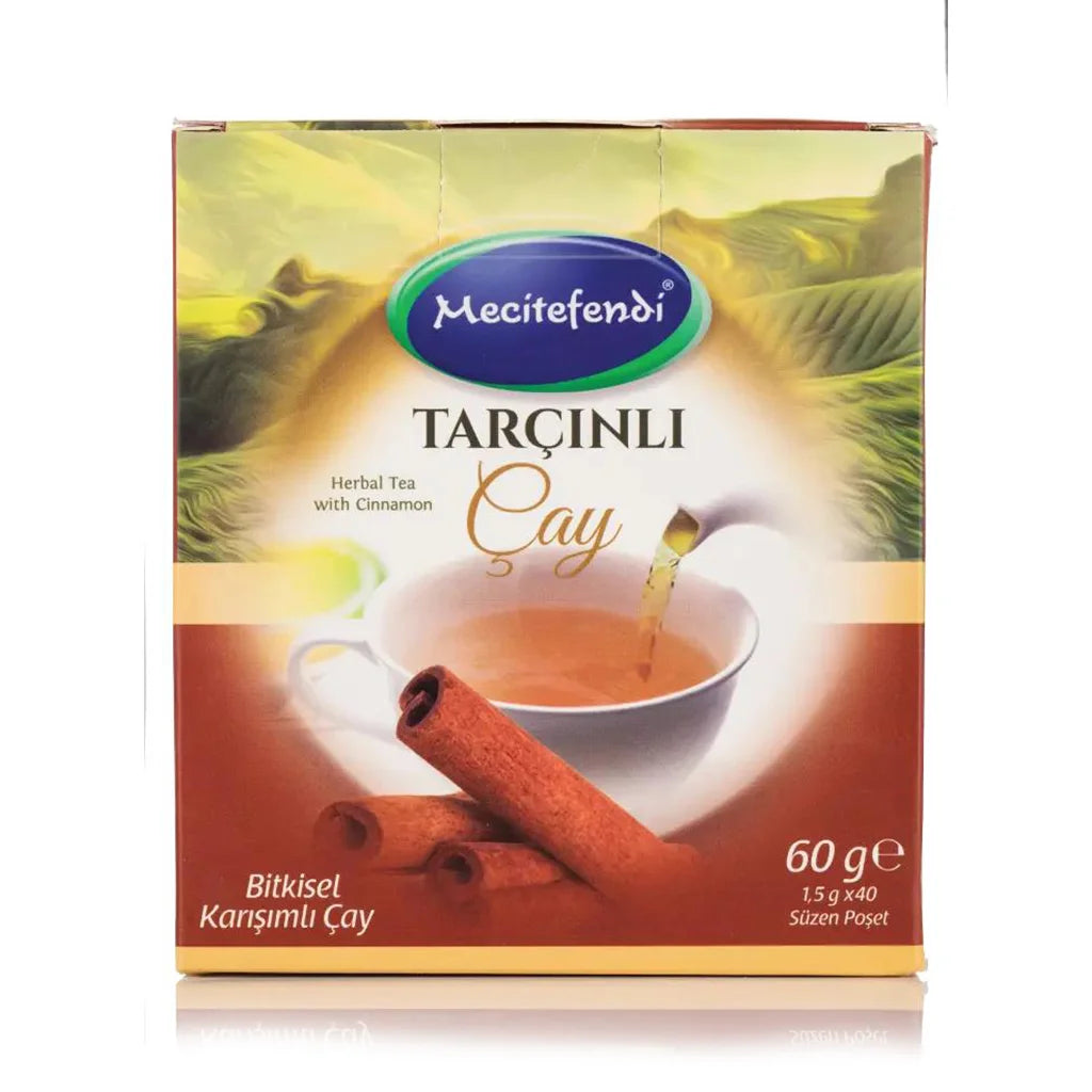Mecitefendi Tarçınlı Çay 40'lı Süzen Poşet Çay