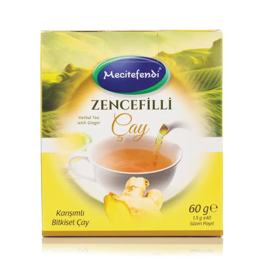 Mecitefendi Zencefilli Çay 40'lı Süzen Poşet Çay