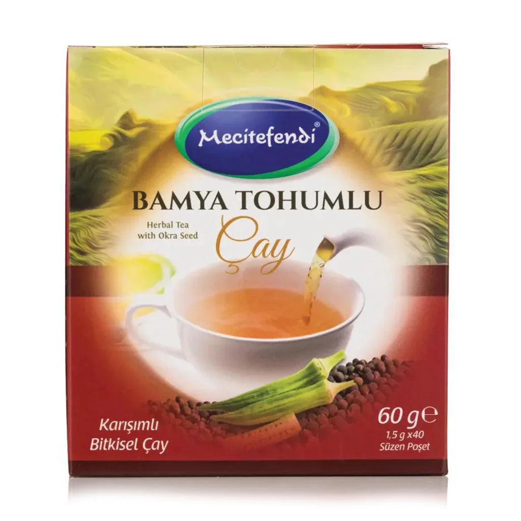 Mecitefendi Bamya Tohumlu Çay 40'lı Süzen Poşet Çay
