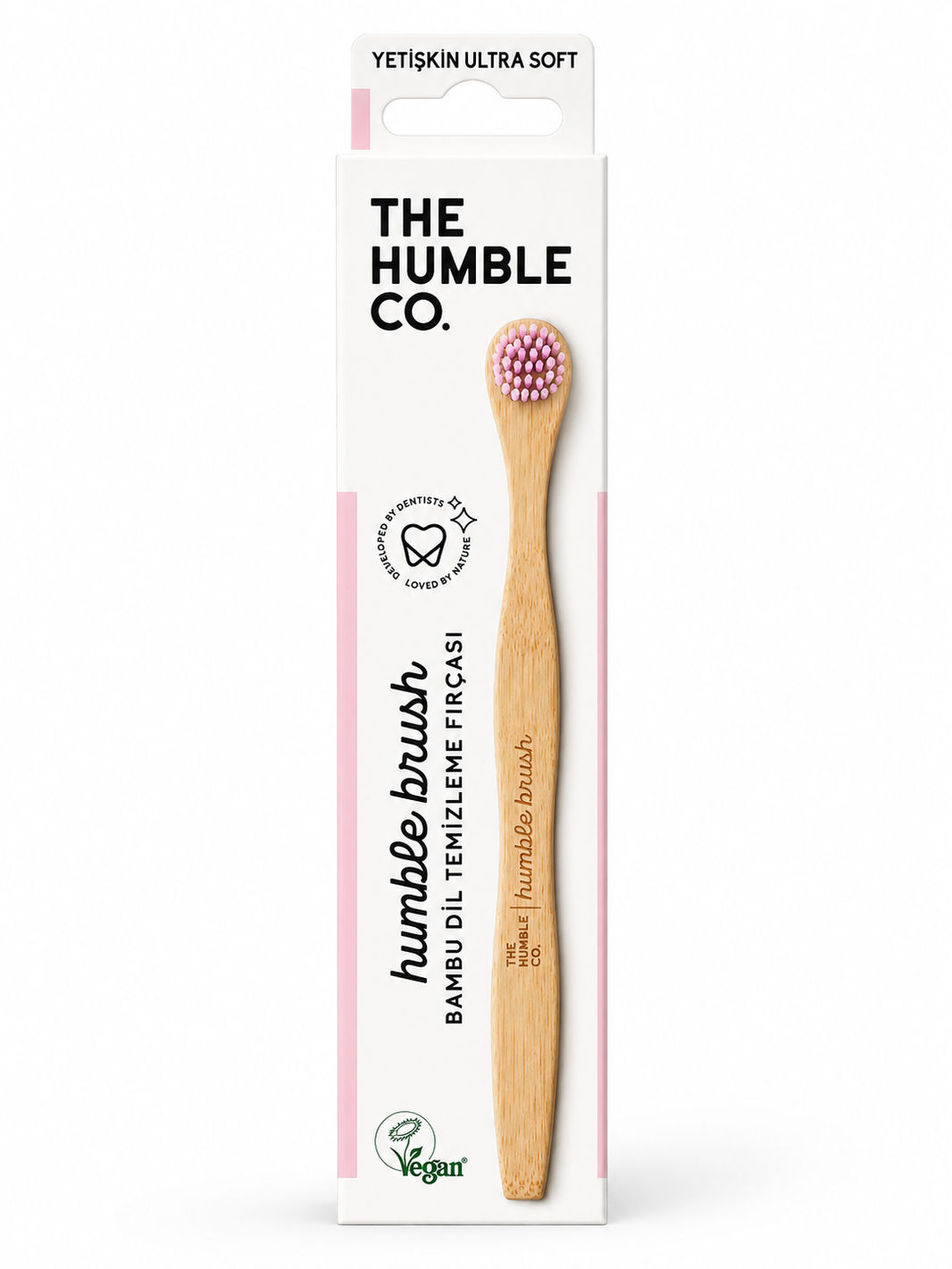 Humble Tongue Cleaner Pink - Pembe Diş Fırçası