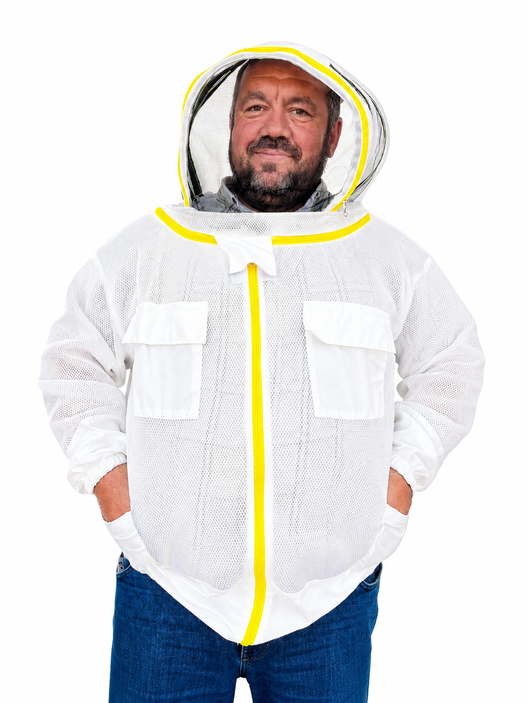 Fermuarlı Havalı Astronot Arıcı Maskesi