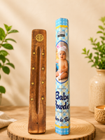 Görseli galeri görüntüleyicisine yükle, Baby Powder Tütsü ve Ahşap Tütsülük Seti
