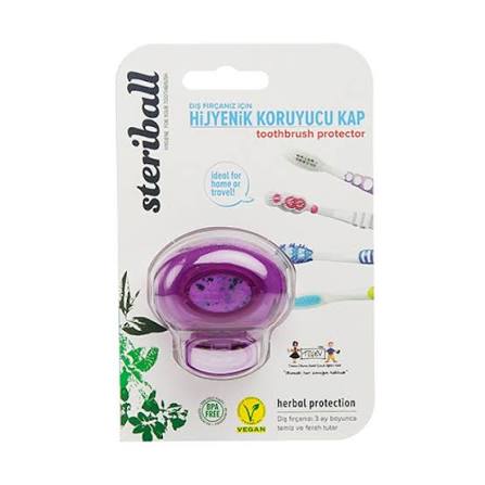 Steriball Diş Fırçası Koruma Kabı Mor