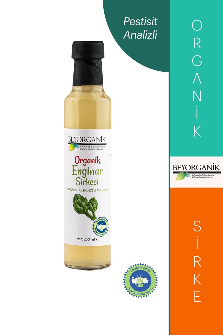 Beyorganik Organik Enginar Sirkesi 250 ml (Pestisit Analizli)
