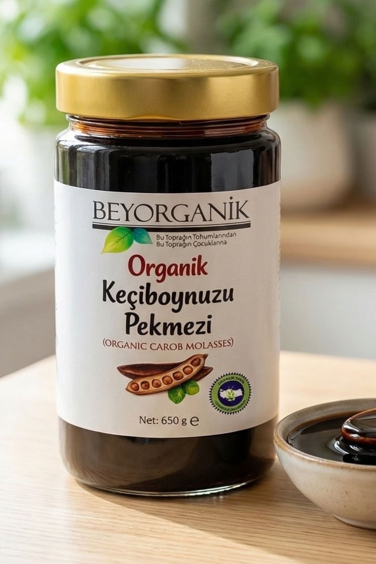 Beyorganik Organik Keçiboynuzu Pekmezi 650gr (Pestisit Analizli)