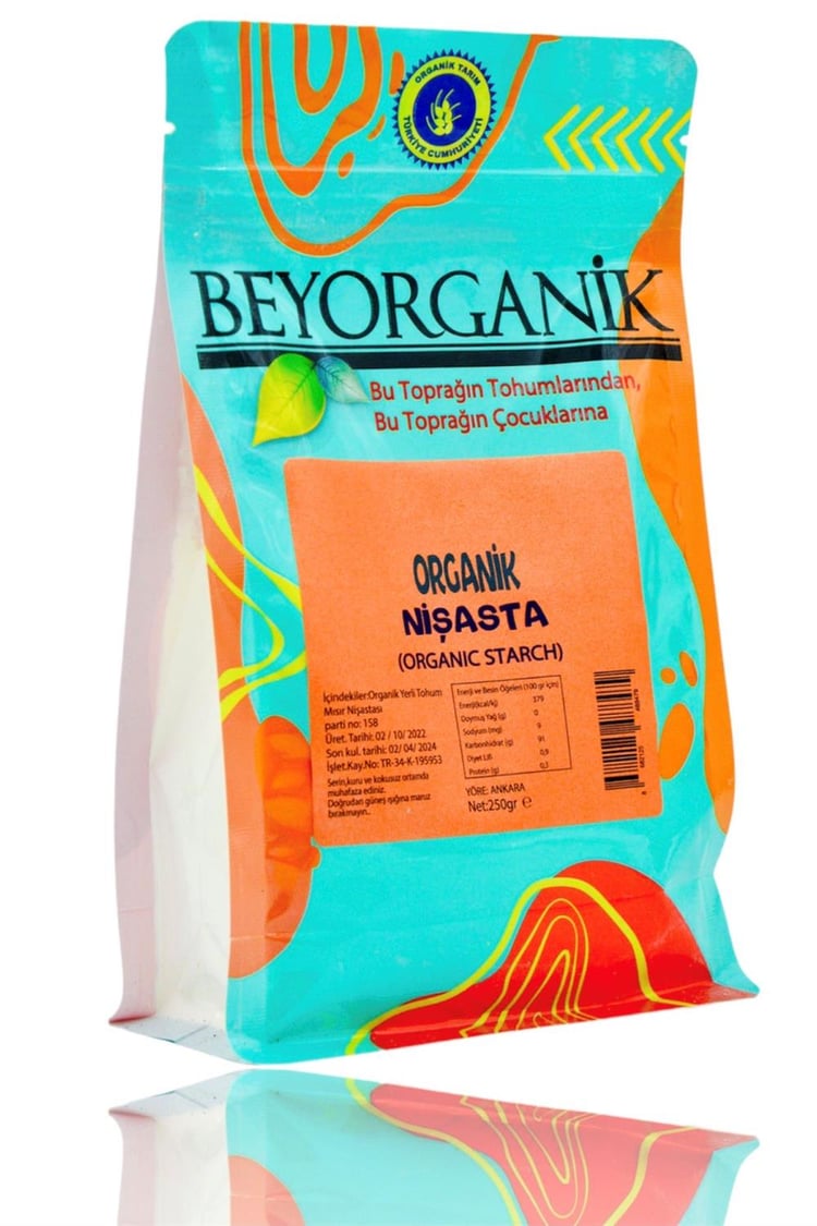 Beyorganik Organik Nişasta 250 gr (Pestisit ve Aflatoksin Analizli)